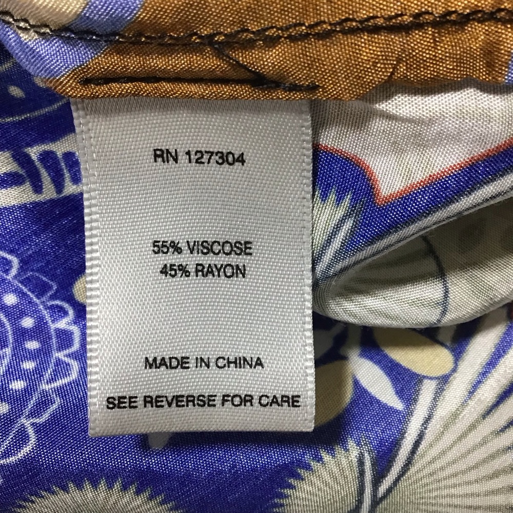 John Mark Vibrant Multicolor Boho Patch Print Blo… - image 7